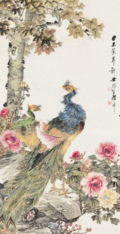 凤栖梧桐,探寻古代文化中的吉祥寓意